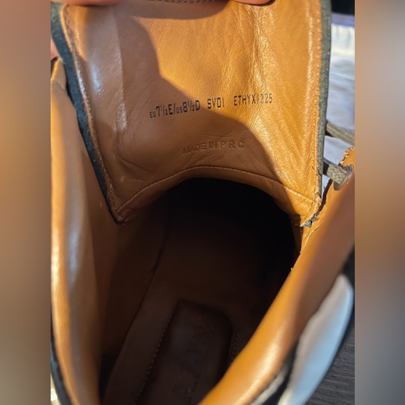 Bally shiny leather high top sneakers ETHYX men’s 8 1/2 - Picture 5 of 5